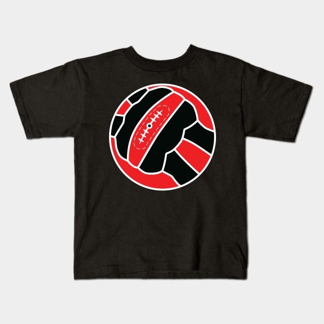 AC Milan Vintage Football Kids T-Shirt by TRNCreative